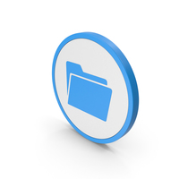 Icon Folder Blue PNG & PSD Images
