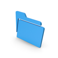 Symbol Folder Blue PNG & PSD Images