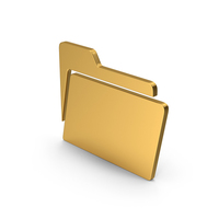 Symbol Folder Gold PNG & PSD Images