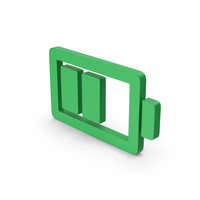 Symbol Battery Green PNG & PSD Images