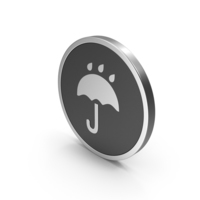 Silver Icon Umbrella Rain PNG & PSD Images