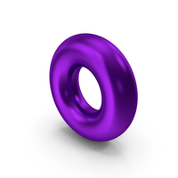 Torus Purple Metallic PNG & PSD Images