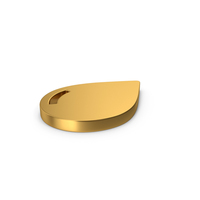 Gold Symbol Water Drop PNG & PSD Images