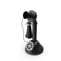 Crosley CR64-BK Candlestick Phone PNG & PSD Images