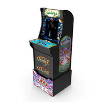 Galaga Arcade Machine PNG & PSD Images