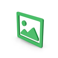 Symbol Image Green PNG & PSD Images