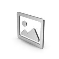 Symbol Image Silver PNG & PSD Images
