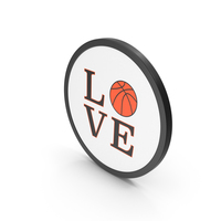 Icon Basketball Love PNG & PSD Images