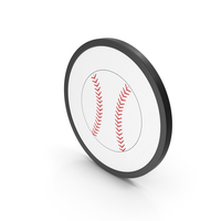 Icon Baseball Red PNG & PSD Images