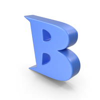 B Blue PNG & PSD Images