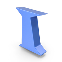 I Blue PNG & PSD Images