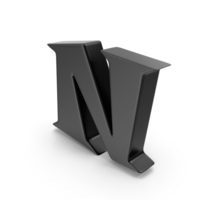 N Black PNG & PSD Images