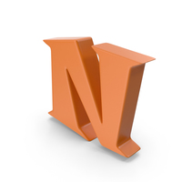 N Orange PNG & PSD Images