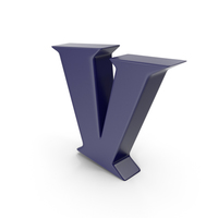 V Dark Blue PNG & PSD Images