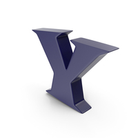 Y Dark Blue PNG & PSD Images
