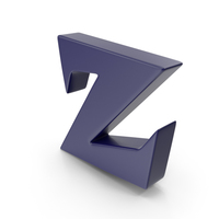 Z Dark Blue PNG & PSD Images
