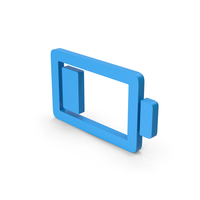 Symbol Low Battery Blue PNG & PSD Images