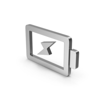 Symbol Charging Battery Silver PNG & PSD Images