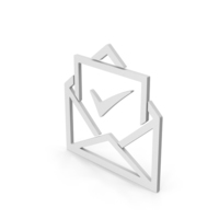 Symbol Envelope With Check Mark PNG & PSD Images