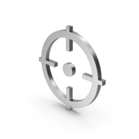 Symbol Aim Silver PNG & PSD Images