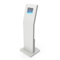 Tablet Kiosk Floor Stand PNG & PSD Images