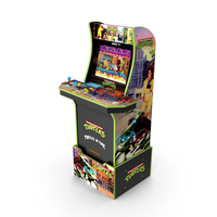 Teenage Mutant Ninja Turtles Arcade Machine PNG & PSD Images