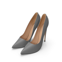 Womens Pointy Toe High Heels Slip PNG & PSD Images