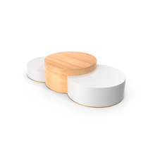 Elegant Wood Product Podium PNG & PSD Images