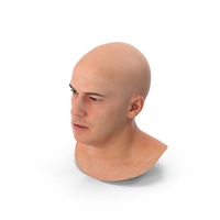 Real PBR Marcus Human Head Jaw Drop AU26 PNG & PSD Images