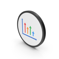 Icon Graph Colored PNG & PSD Images