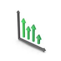Symbol Graph Green PNG & PSD Images