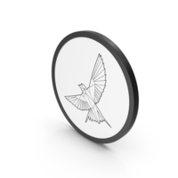 Icon Stylized Bird PNG & PSD Images