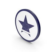 Icon Star With Texas Map PNG & PSD Images