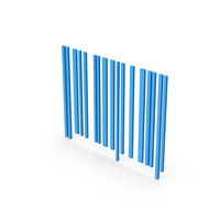 Symbol Barcode Blue PNG & PSD Images