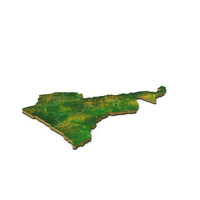 Cameroon Detailed Country Map PNG & PSD Images