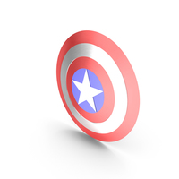 Captain Round Shield PNG & PSD Images