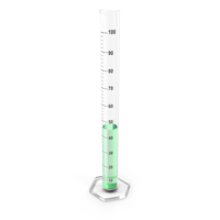 Graduated Cylinder with Liquid PNG & PSD Images