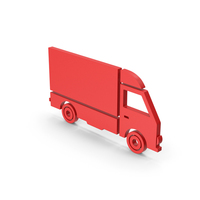 Symbol Truck Red PNG & PSD Images