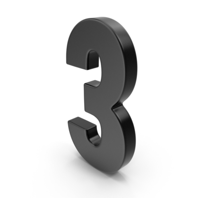 Number 3 PNG Images & PSDs for Download | PixelSquid