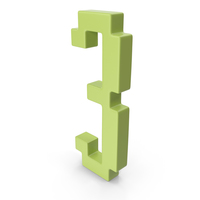 Number 3 Light Green PNG & PSD Images