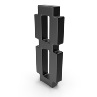 8 Black PNG & PSD Images