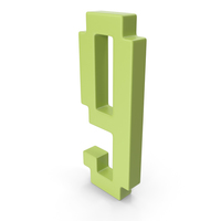 Number 9 Light Green PNG & PSD Images