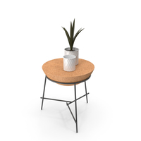 Basil Sphere Side Table PNG & PSD Images