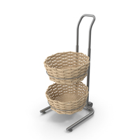Basket And Floor Stand Display PNG & PSD Images