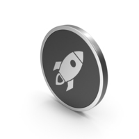 Silver Icon Rocket PNG & PSD Images