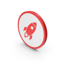 Icon Rocket Red PNG & PSD Images