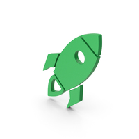 Symbol Rocket Green PNG & PSD Images