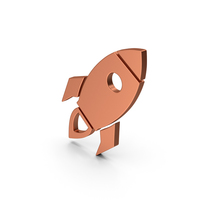 Symbol Rocket Bronze PNG & PSD Images