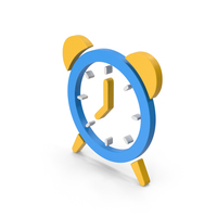Symbol Alarm Clock Colored PNG & PSD Images