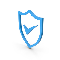 Symbol Antivirus Blue PNG & PSD Images